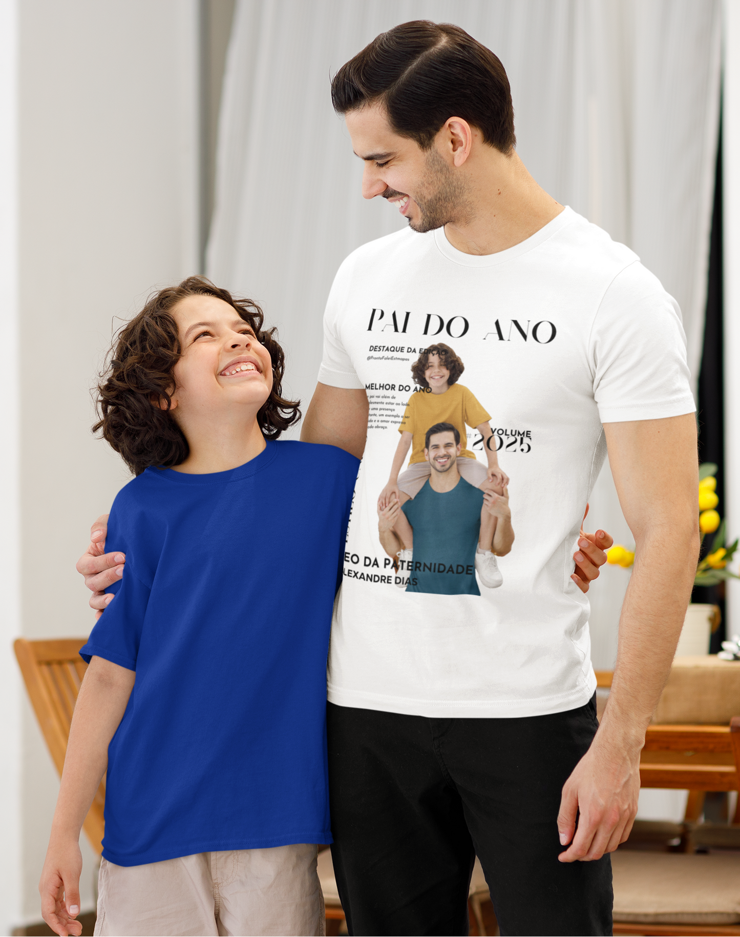 Capa de Revista Pai do Ano