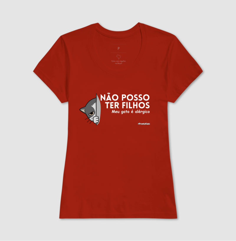 Não Posso Ter Filhos Meu Gato é Alérgico