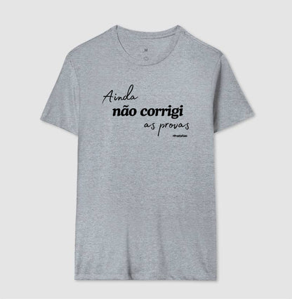 Ainda não corrigi as provas