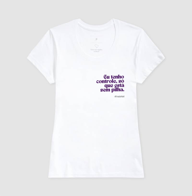 Eu tenho controle, só que está sem pilha