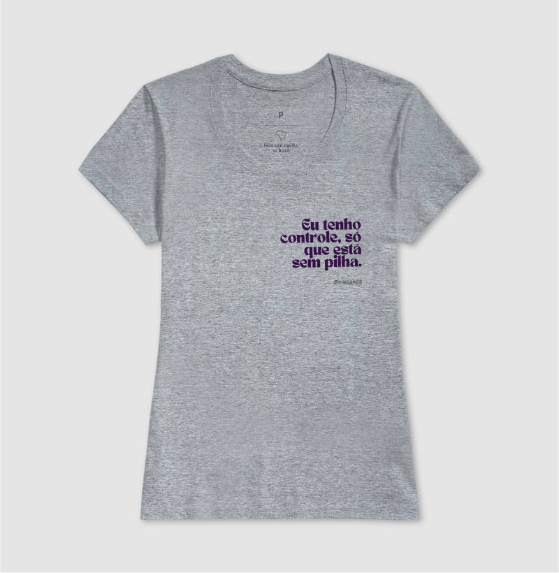 Eu tenho controle, só que está sem pilha