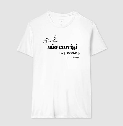 Ainda não corrigi as provas