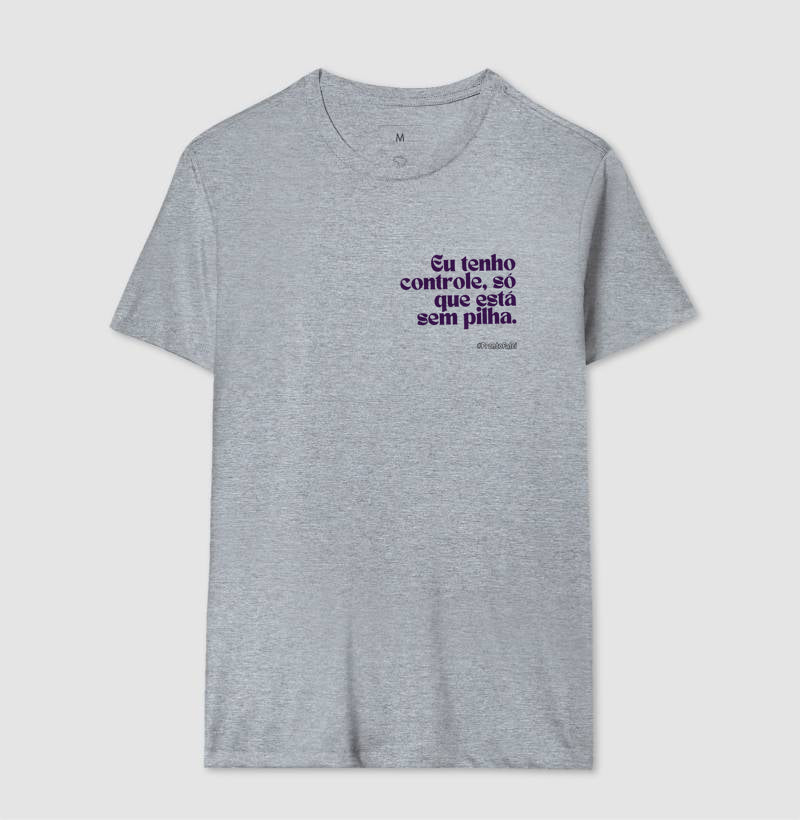 Eu tenho controle, só que está sem pilha