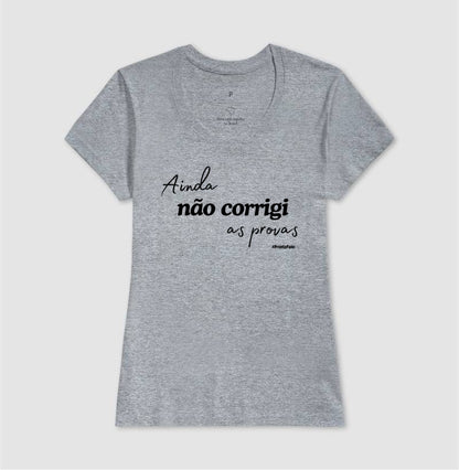 Ainda não corrigi as provas
