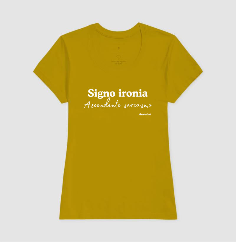 Signo Ironia Ascendente Sarcasmo