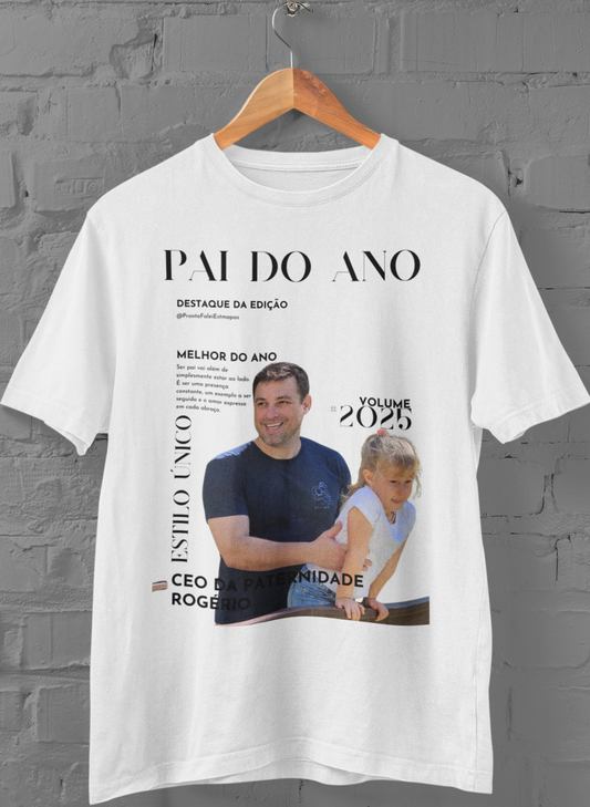 Capa de Revista Pai do Ano