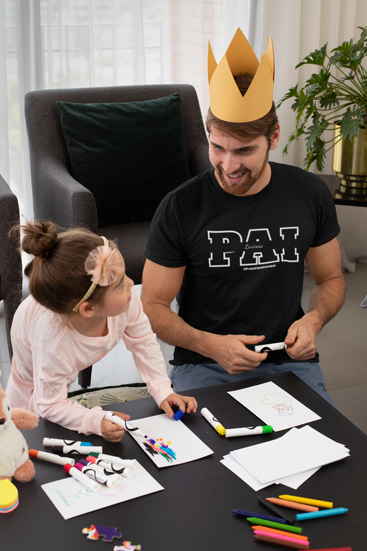 Camisa PAI com Nomes dos Filhos Personalizados